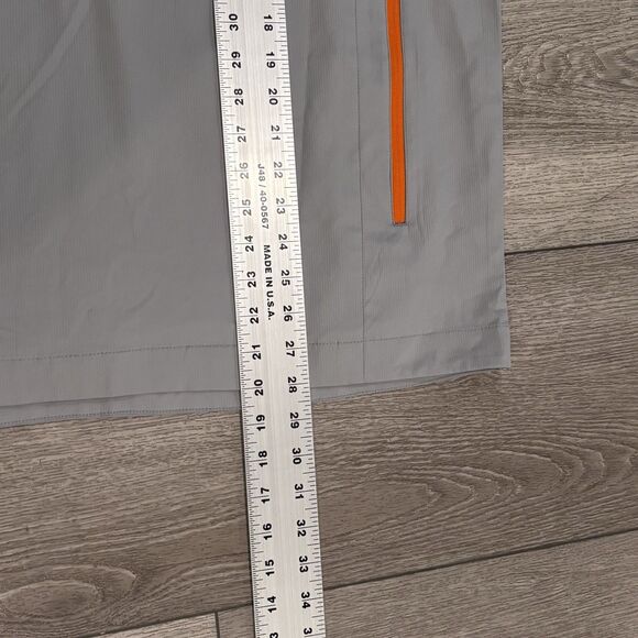 FootJoy Golf Jacket Mens Medium Gray Black Half Zip Windbreaker Athletic - Picture 5 of 8